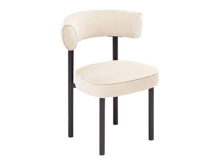 Stuhl Helga Schwarz/Beige