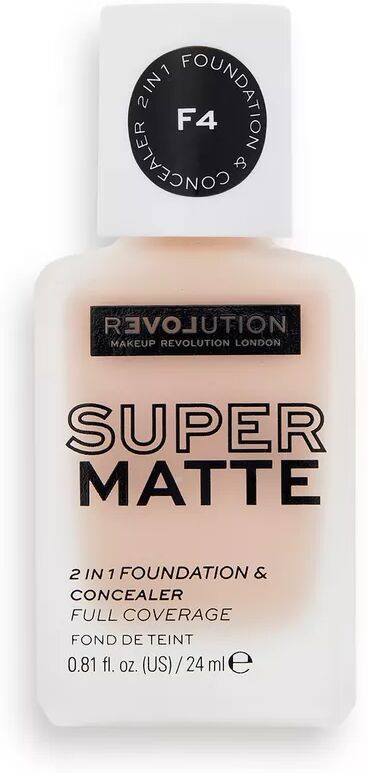 Revolution - Supermatte Foundation, Relove Supermatte Foundation F2, 24 ml
