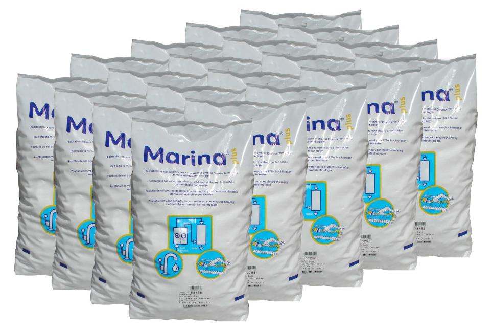 Marina Plus 20x25kg Salztabletten Regeneriersalz Wasserenthärtung Wasserenthärter