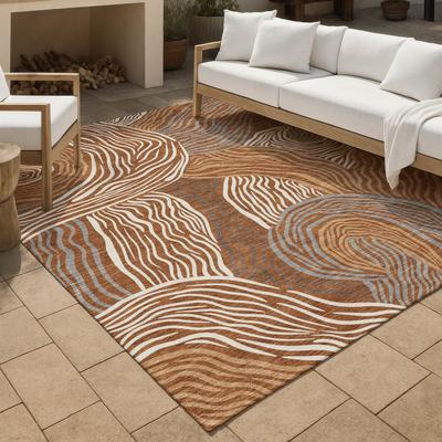 Addison Rugs Machine Washable Indoor/ Outdoor Modern Cortez Chantille Rug