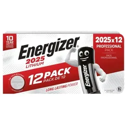 Energizer 12er-Pack Knopfzelle »Spezial Lithium« CR 2025, 2x0.2 cm