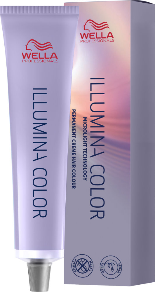 Wella Illumina 8/05 Hellblond Natur-Mahagoni 60 ml 2351401