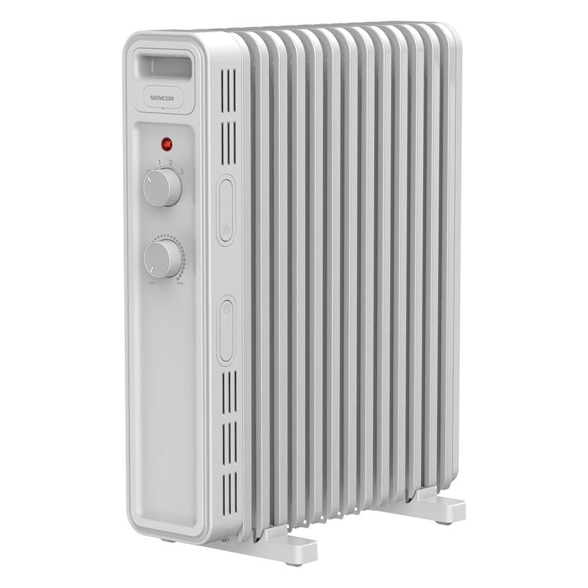 Sencor SOH 3413WH weiss / Ölradiator / 1000-1500-2500W / 3 Stufen / 13 Lamellen (2500 W) (8590669375042)