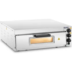 Royal Catering, Pizzaofen, Pizzaofen Flammkuchenofen Pizza Backofen Glastür 1 Kammer 350 °C Ø 60 cm (Pizzaofen Gastro)