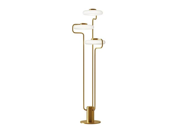 KDLN KUNDALINI lampadaire TRATTO (Laiton - verre et métal)