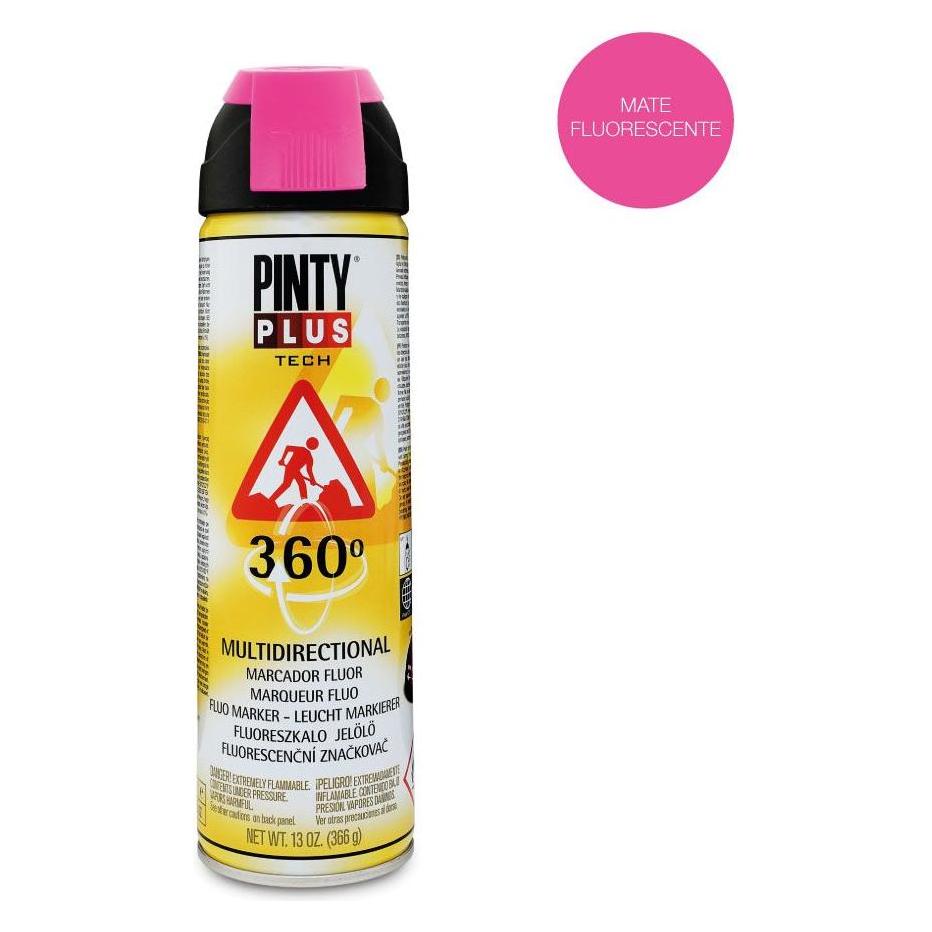 Pintyplus Sprühfarbe Tech T184 360o Pink 500 Ml (1x) (45264983)