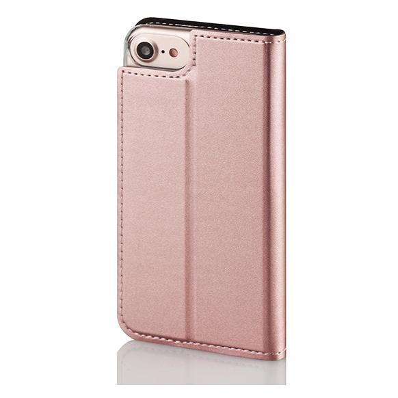 Wave BookCase suojakotelo, iPhone 7 / 8 / SE, ruusukulta (Apple iPhone 7, Apple iPhone 8, Apple iPhone SE (3rd Gen)) (KSLT-IF7H-RGOLD)