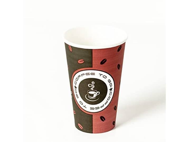 Commerline Pappbecher 480 ml Ø90 mm, 1000 Stück, Kaffeebecher to go Coffee to Go Becher, Papierbecher aus Hartpapier, Einweg Kaffeebecher für Büro, Gastronomie, Catering & Kaffee