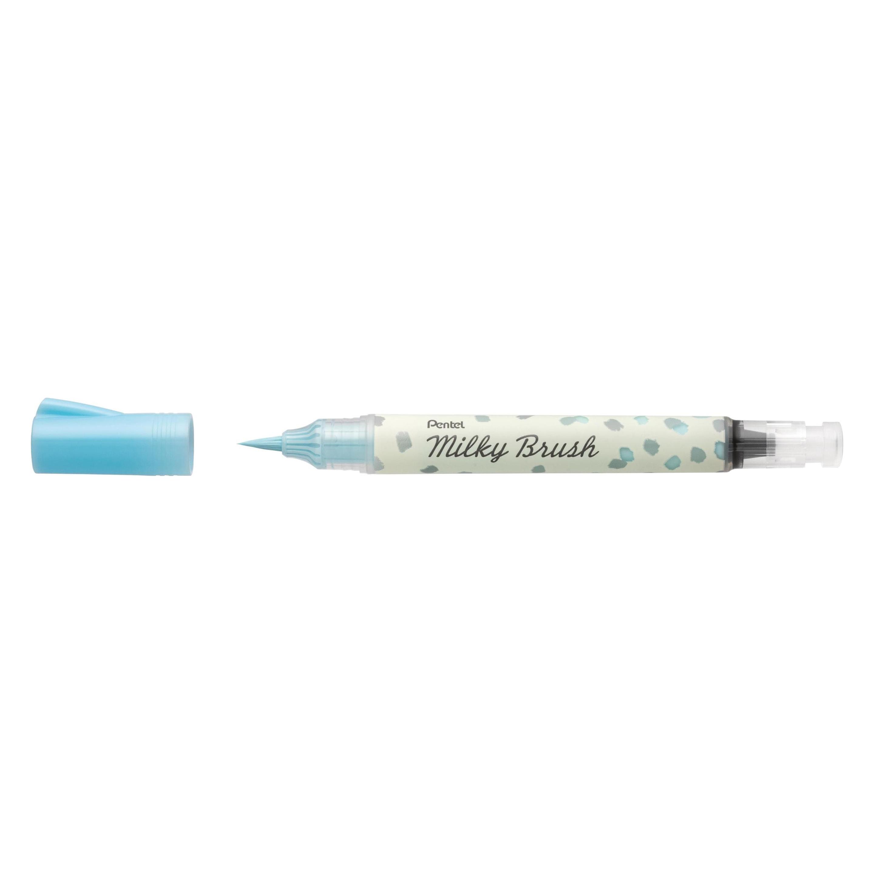 Pentel Pinselstift Milky Brush Blau (1x) (XGFH-PSX)