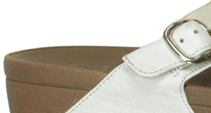 FitFlop Damen Sandalen, Weiß, Gr. EU 42, kein / Etikett - Second Hand