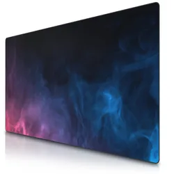 Titanwolf Gaming Mauspad, XXXL Speed Gaming Mausmatte, Mousepad Extragrosse Fläche von 1500 x 800mm, Smoke (XXL), Mausmatte, Mehrfarbig, Blau, Rot, Schwarz