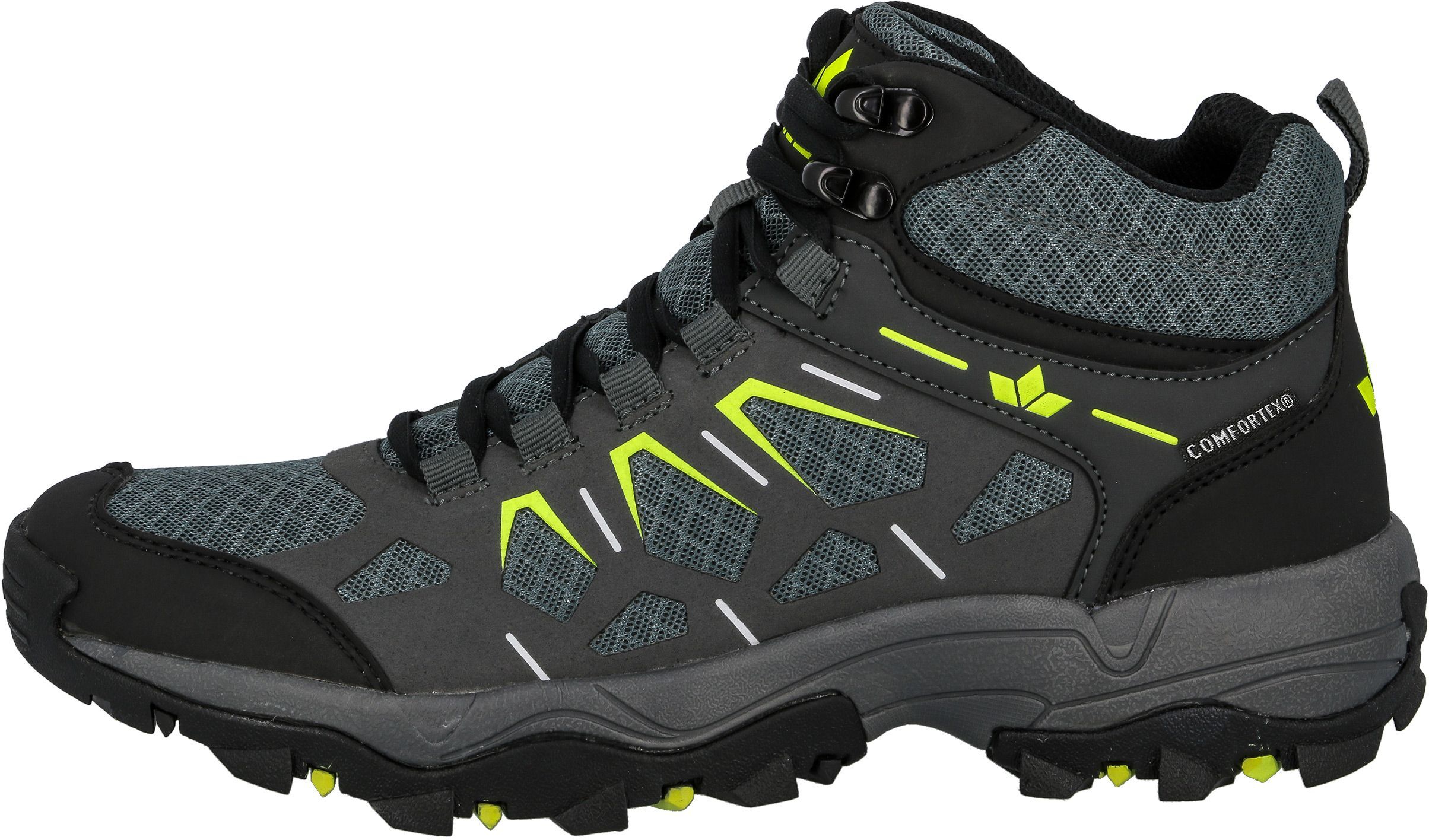 Wanderschuh LICO "Outdoorstiefel Sierra High", Herren, Gr. 45, grau, Synthetik, Schuhe Wanderschuh grau 45