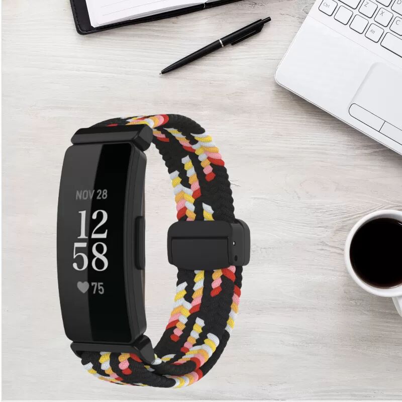 INF Nylon-Uhrenarmband für Fitbit Inspire 3 Mehrfarbig