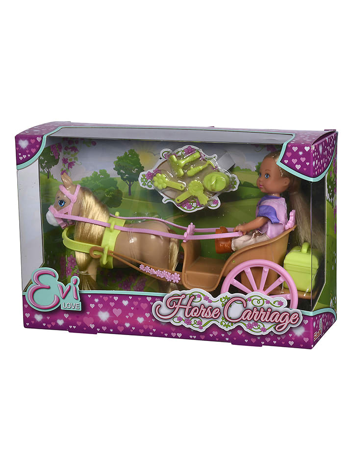 Evi LOVE Puppe "Evi Horse Carriage" mit Zubehör - ab 3 Jahren - onesize