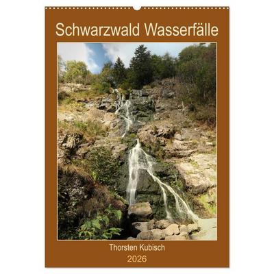 Schwarzwald Wasserfälle (Wandkalender 2026 DIN A2 hoch), CALVENDO Monatskalender