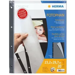 HERMA Fotokarton 232 x 297 mm, schwarz