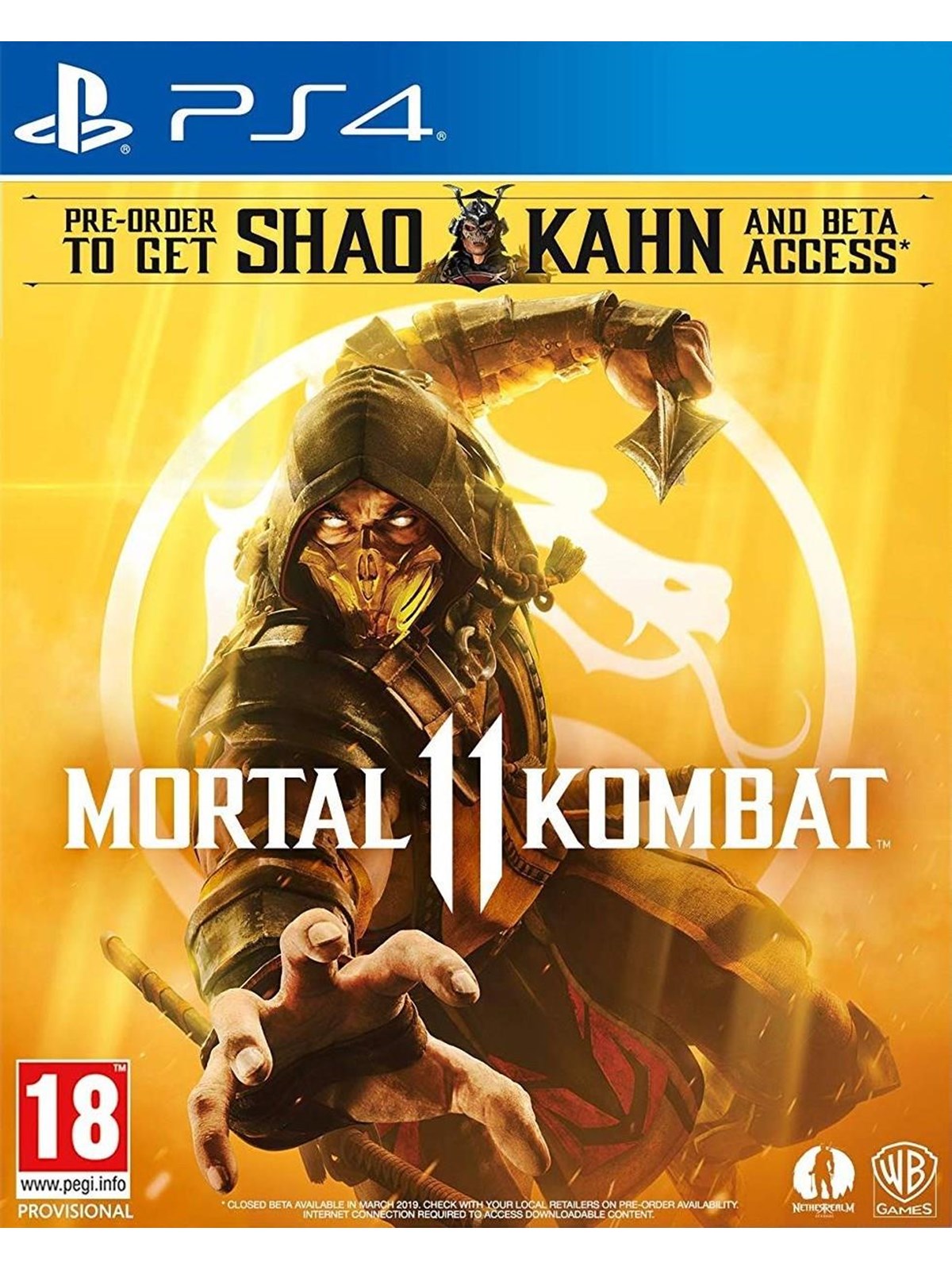 Mortal Kombat 11 - Sony PlayStation 4 - Fighting - PEGI 18