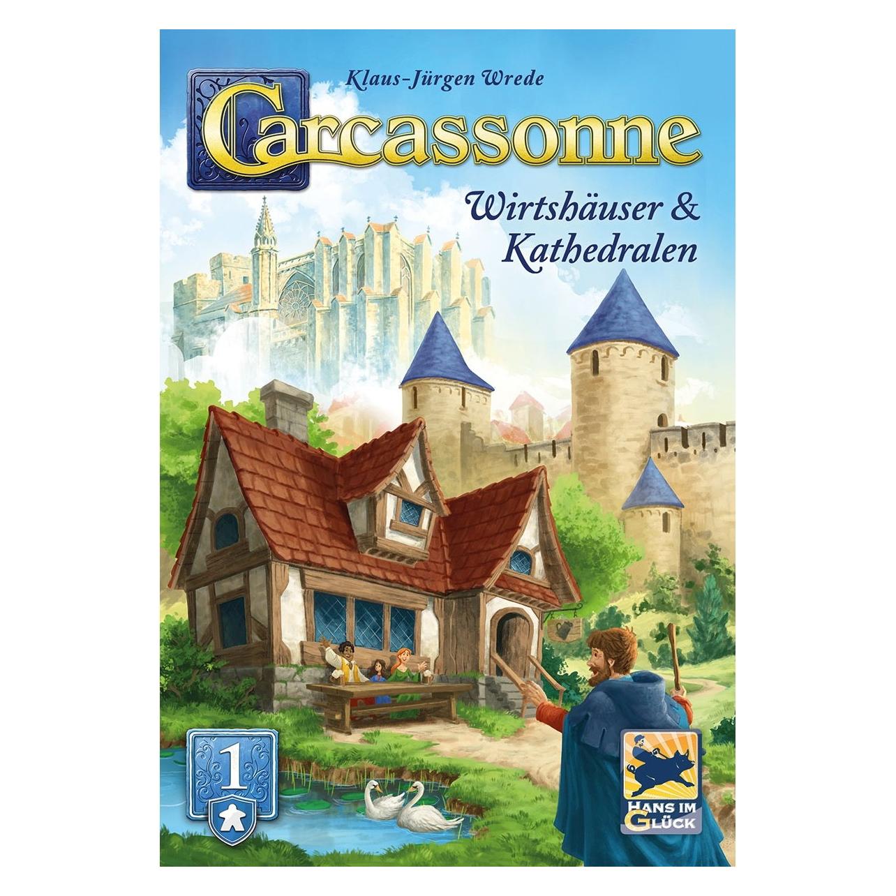 Hans im Glück Carcassonne - Wirtshäuser und Kathedralen (Deutsch, 2 - 6 Spieler) (HIGD0113)