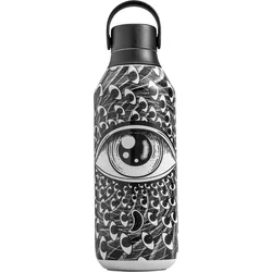 Series 2 Thermoflasche, 500 ml, Auge Motiv, schwarz