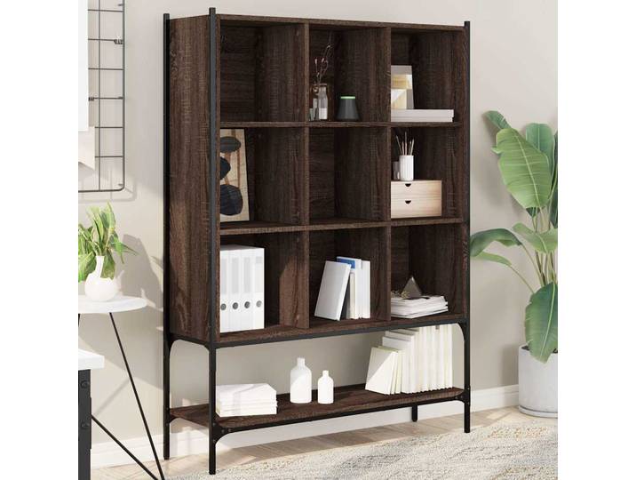 vidaXL Bookcase 10 Ebenen Medium Brown Oak
