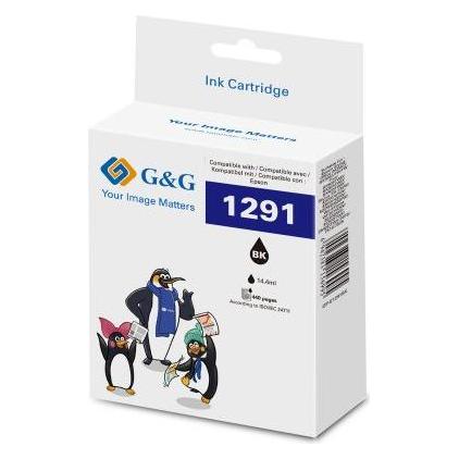 G&G XL-Patrone kompatibel mit Epson T1291/C13T12914012 (BK) (14630)