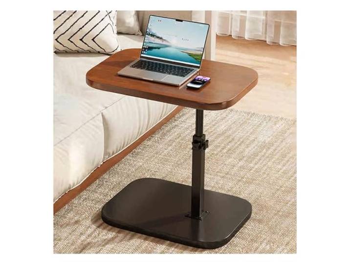 XCHtuerFY Beistelltisch, Moderner, um 360° drehbarer Beistelltisch – vielseitiges Design(Regular Model,Black)