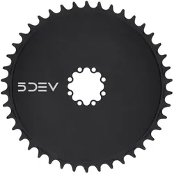 5DEV Kettenblatt rund Aero Road / Gravel Direct Mount Chainring | 1-fa