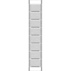 f-tronic 7120321 Kommunikationsfeld 1-feldrig, H=1350mm, KX9