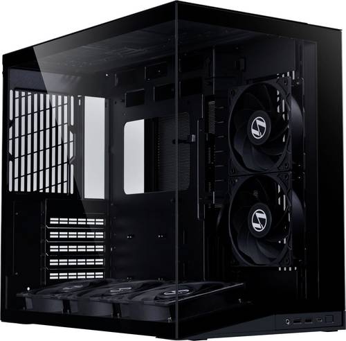 Lian Li O11 Dynamic Mini V2 Flow Mini-Tower Gehäuse, PC-Gehäuse, Gaming-Gehäuse Schwarz
