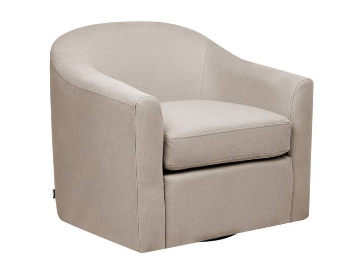 DREHSESSEL Stoff Taupe Magnor
