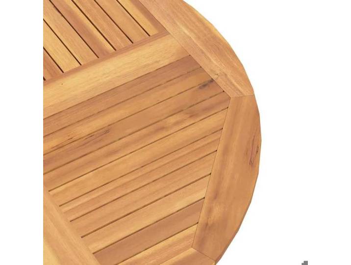 Table Balcon/Terrasse Brun - Magnifique Table pliable de jardin élégante - VENDUE SEULE - Ø 110x75cm bois massif de teck -t204274