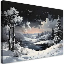 LEINWANDBILD Weihnachten 90x60cm