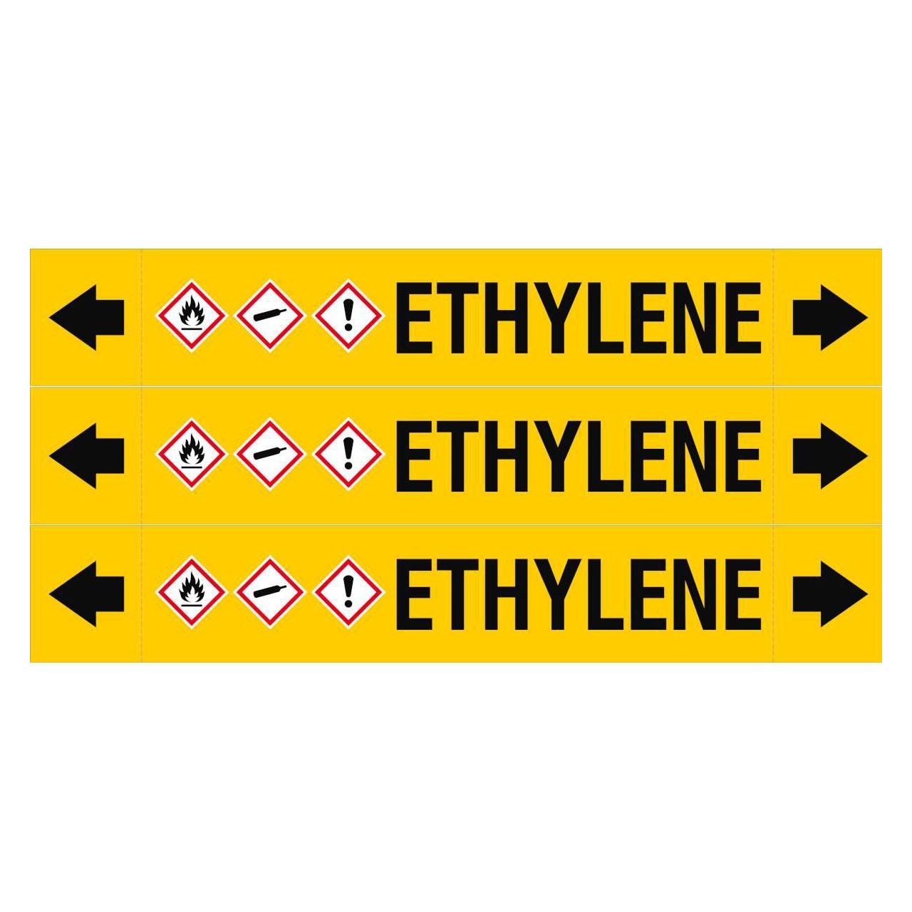 Brady ASME - Rohrmarkierer - Ethylene (ASMEPM-37X230MM-ETHYLENE)
