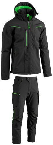 Giubbotto Softshell Tramontana Uomo + Pantalone tecnico da lavoro uomo - Grecale Personalizzate o neutre Sottozero