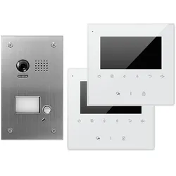 Türsprechanlage mit Kamera DT603fe1 mit 2 Monitoren 2-Draht 1-Familienhaus