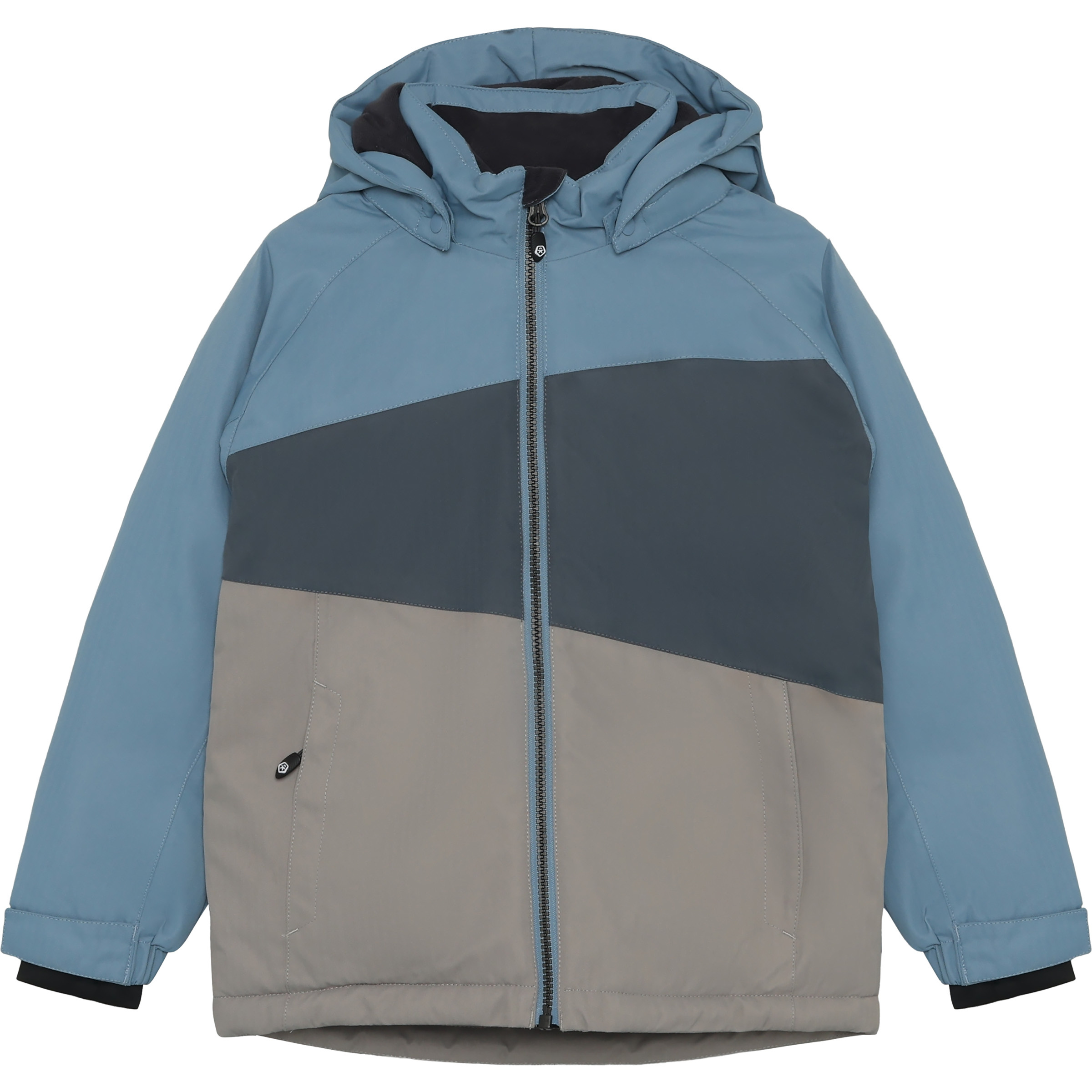 Color Kids Colorblock Ski Kinder Isolationsjacke blau Größe 128 Lifestyle | Skifahren Wasserdicht Wasserabweisend