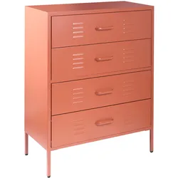 KOMMODE Metall Goldbraun Enago