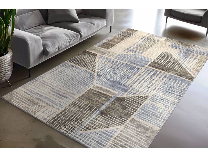 Kurzflorteppich Visionary 129 Beige 230 x 330cm Webstoff