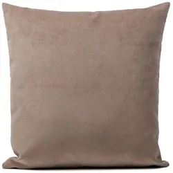 Gözze Kissenbezug Lina 40 x cm Mischgewebe Grau Taupe