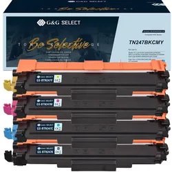 4 G&G Select Toner kompatibel zu Brother TN-247CMYK