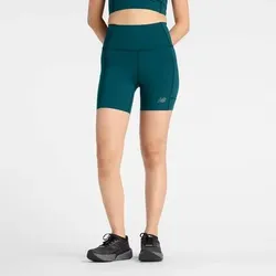 NEW BALANCE Damen Shorts RC Elite Storage Short 6", Größe L in Weiß 61098