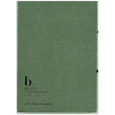 Broste copenhagen Löffelset 4er Titanium Espresso