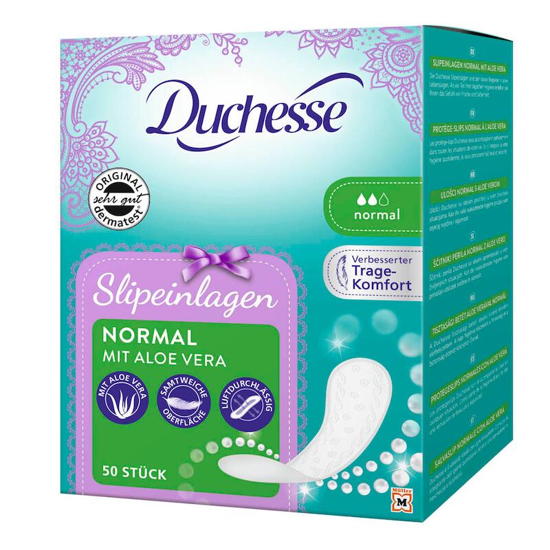 Duchesse Slipeinlagen Normal mit Aloe Vera für Slip, 50 St. 2203717