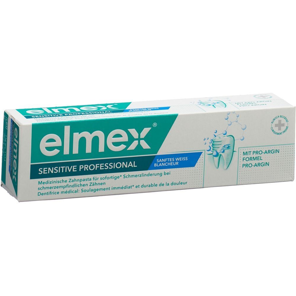 Elmex Sensitive Prof Sanftes Weiss Zahnpasta 75 ml