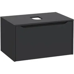 VitrA New Integra Square Waschtischunterschrank (Aufsatzwaschtisch) mit 1 Vollauszug 76 Matt,80275 80275