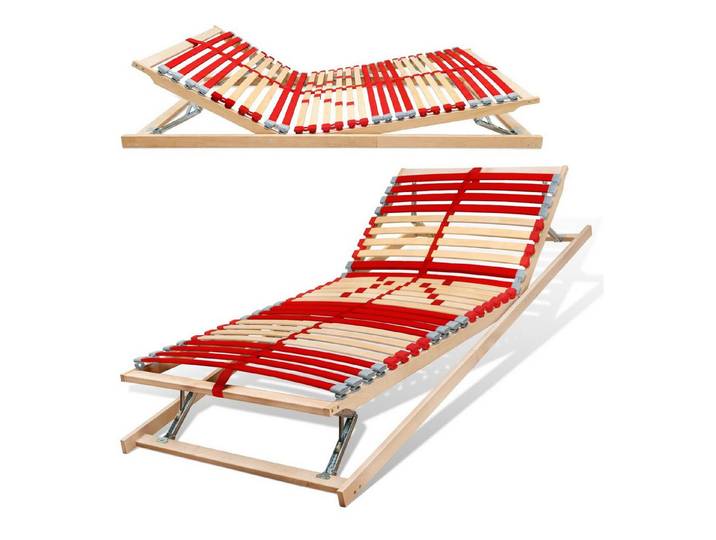Lattenrost, Coemo, Kopfteil manuell verstellbar, Fußteil manuell verstellbar, 2 Stk., KF 80x200 cm, ergonomischer langlebiger Lattenrahmen Selbstmontage