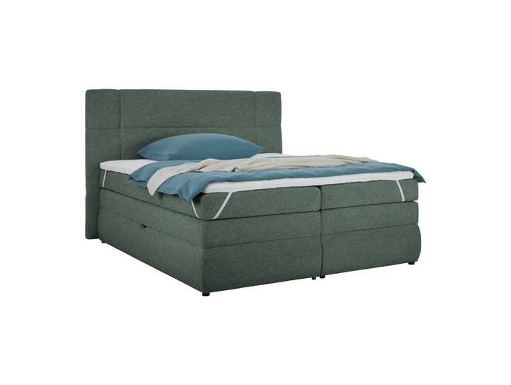Boxspringbett 160/200 cm Dunkelgrün