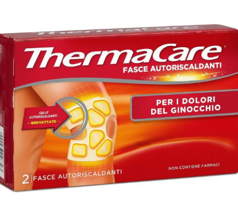 Angelini pharma Thermacare Fasce Autoriscaldanti Ginocchio (2 fasce)
