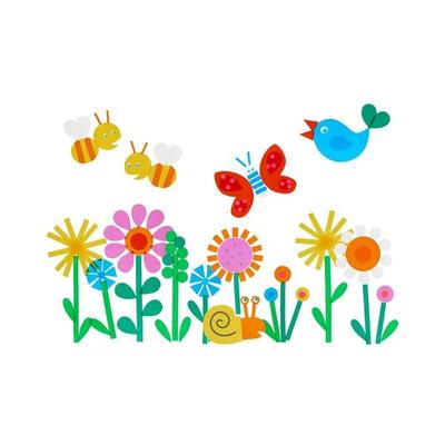 Bastelset - Fensterbild Frühling