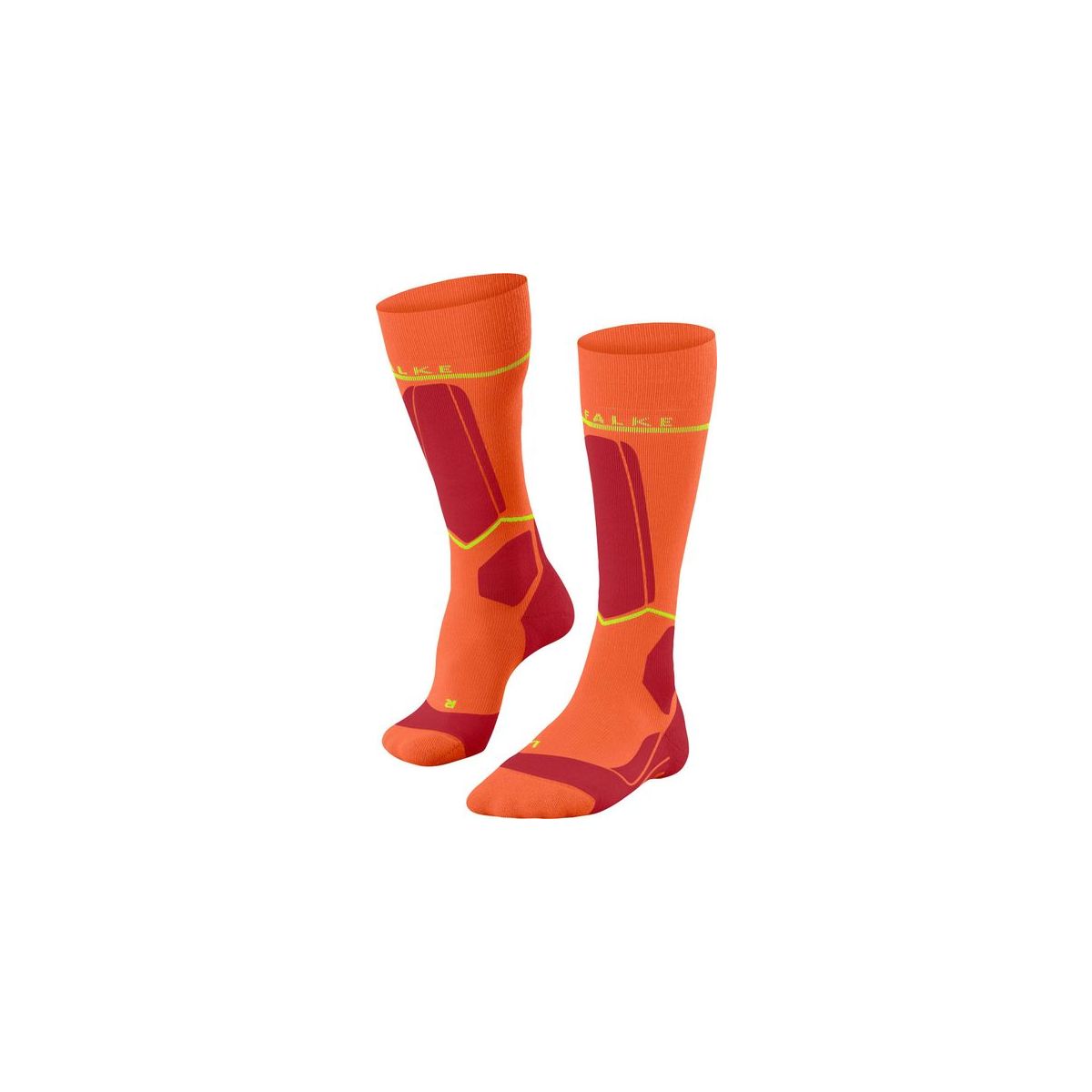 Falke SK Compression Energy Herren Skiing Kniestrümpfe flash orange (8036) 43-46 W4 16567-8036-43-46 W4